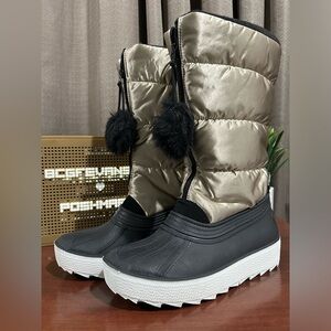 Pajar Black and Gold Winter Boots